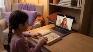 Suffah Quran Academy online class in progress with a student and qualified teacher