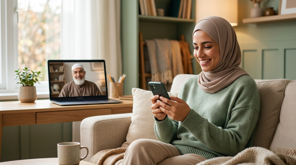 What happens after you book a free Quran trial class on WhatsApp
