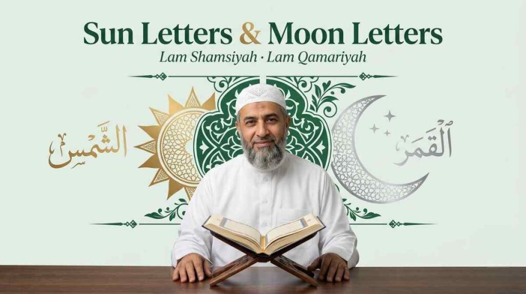 Lam Shamsiyah and Lam Qamariyah — sun letters and moon letters in Tajweed